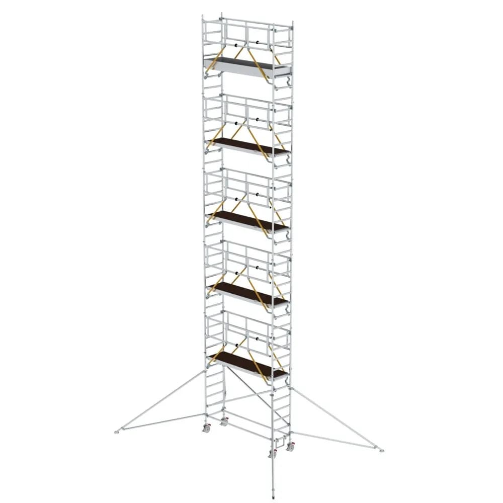 MUNK - Rollgerüst SG 0,75 x 2,45 m mit Ausleger Plattformhöhe 10,35 m