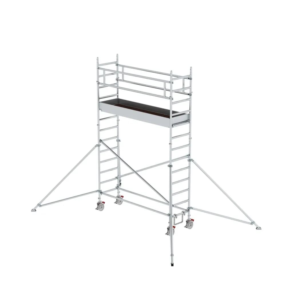 MUNK - Rollgerüst 0,75 x 2,45 m mit Ausleger Plattformhöhe 3,07 m