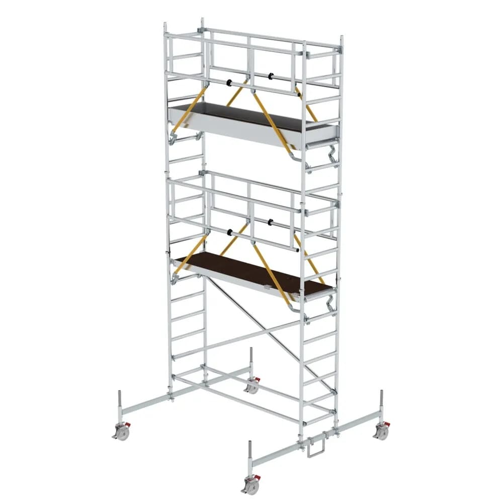 MUNK - Rollgerüst SG 0,75 x 2,45 m mit Fahrbalken Plattformhöhe 4,66 m