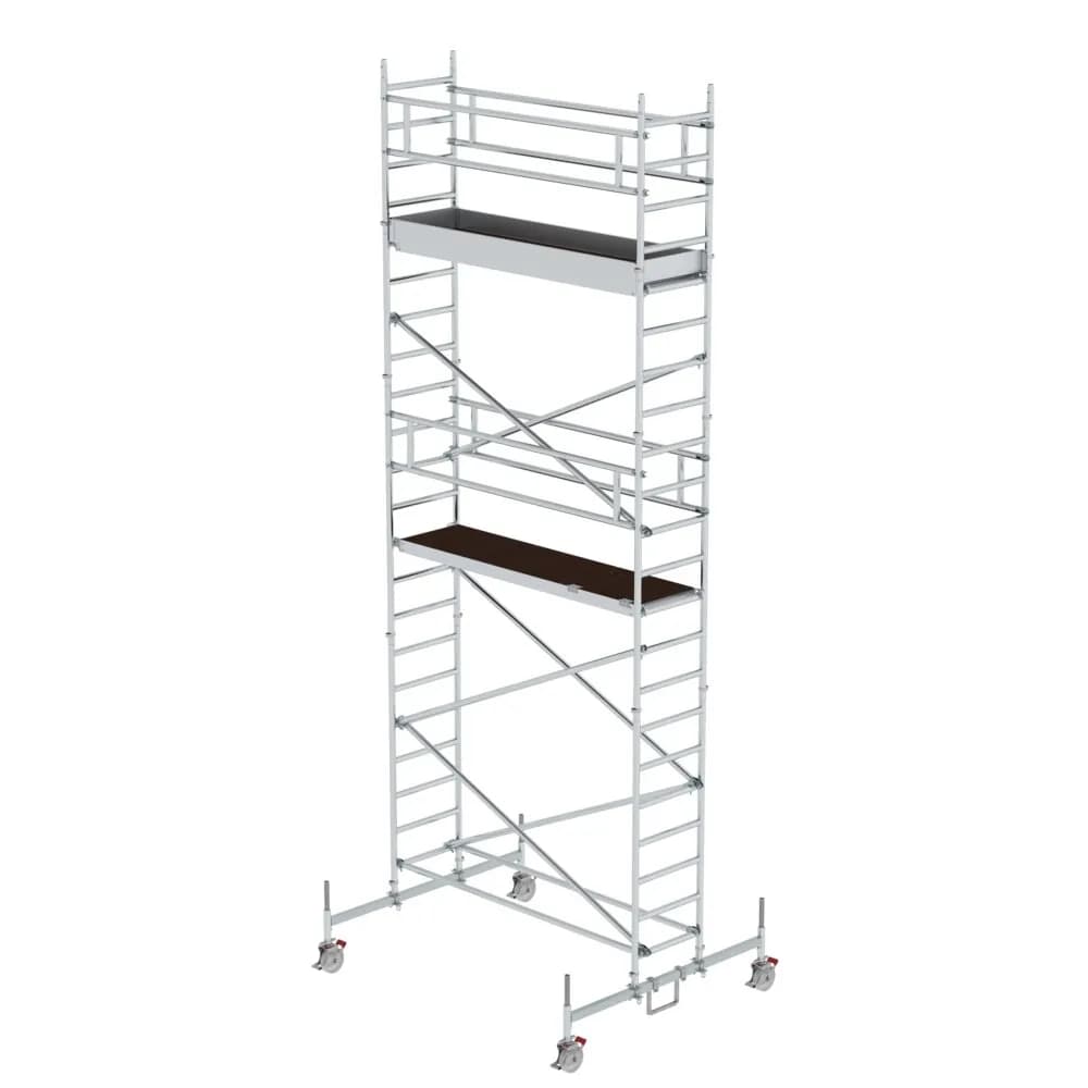 MUNK - Rollgerüst 0,75 x 2,45 m mit Fahrbalken Plattformhöhe 5,78 m