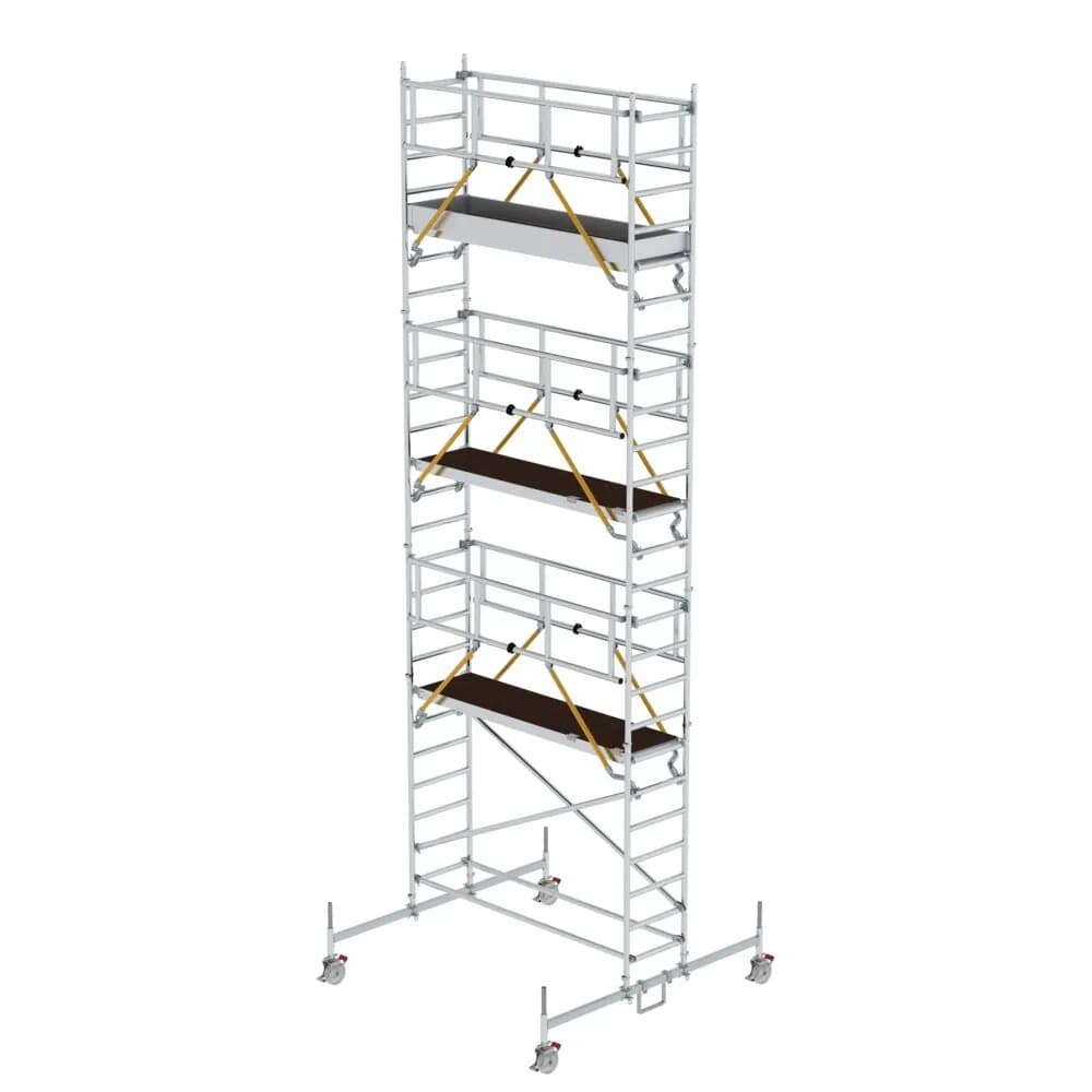 MUNK - Rollgerüst SG 0,75 x 2,45 m mit Fahrbalken Plattformhöhe 6,62 m
