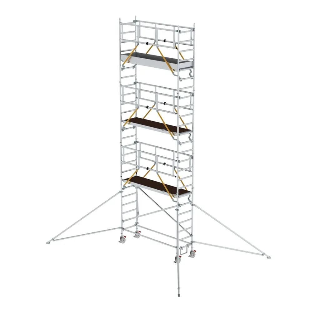 MUNK - Rollgerüst SG 0,75 x 2,45 m mit Ausleger Plattformhöhe 6,43 m