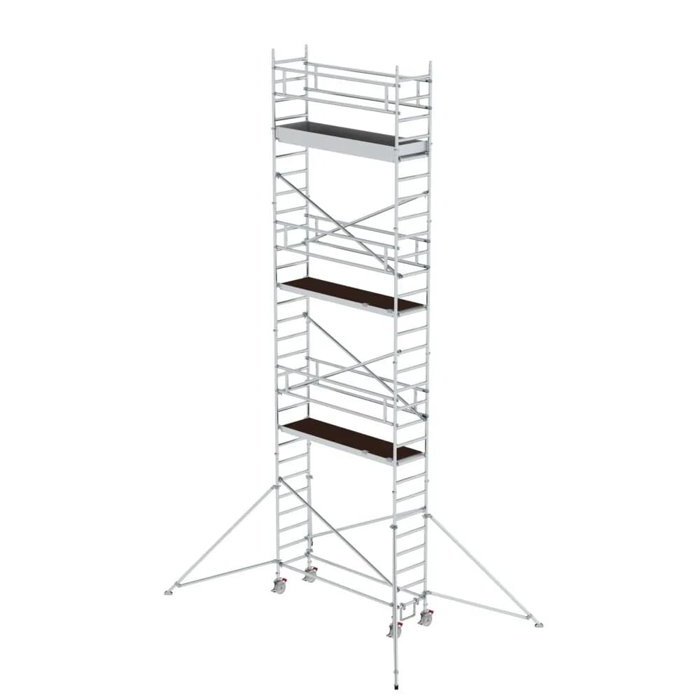 MUNK - Rollgerüst 0,75 x 2,45 m mit Ausleger Plattformhöhe 7,55 m