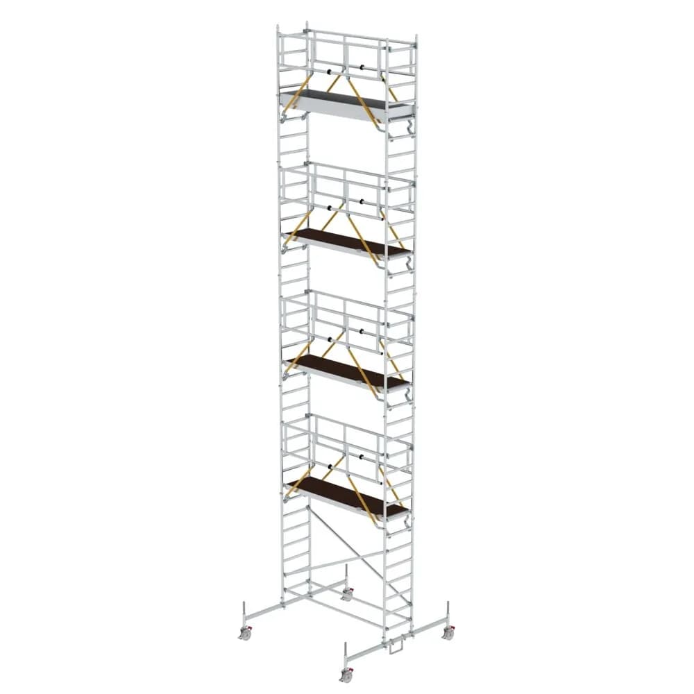 MUNK - Rollgerüst SG 0,75 x 2,45 m mit Fahrbalken Plattformhöhe 9,70 m