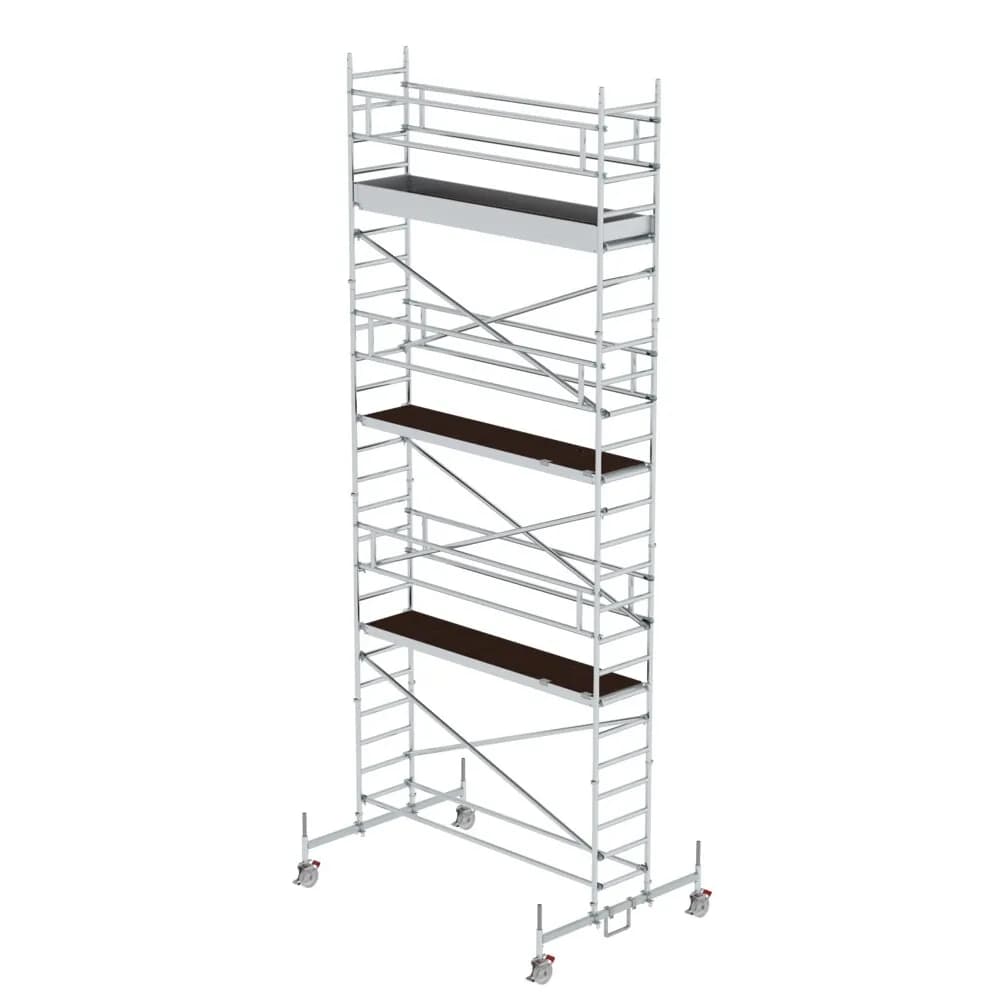 MUNK - Rollgerüst 0,75 x 3,0 m mit Fahrbalken Plattformhöhe 6,62 m
