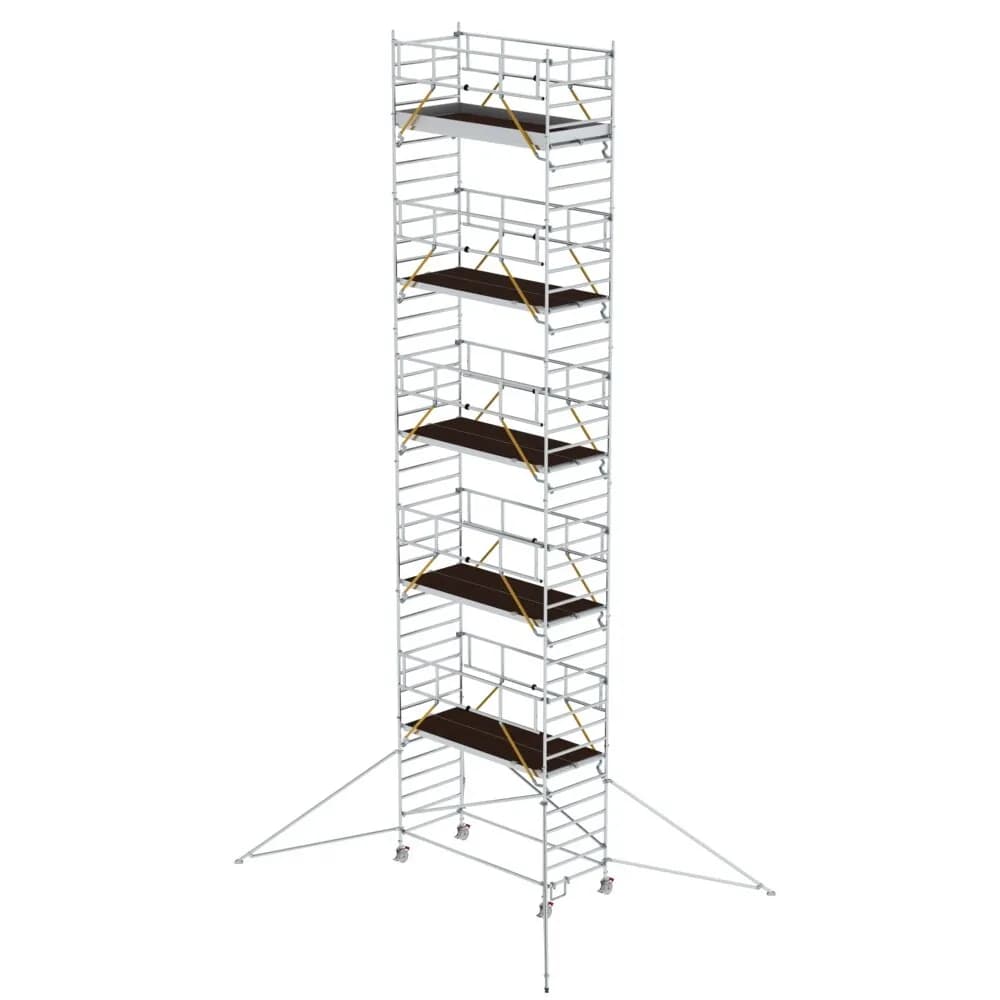 MUNK - Rollgerüst SG 1,35 x 3,0 m mit Ausleger & Doppel-Plattform Plattformhöhe 11,47 m