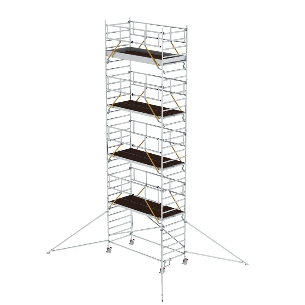 MUNK - Rollgerüst SG 1,35 x 3,0 m mit Ausleger & Doppel-Plattform Plattformhöhe 8,39 m