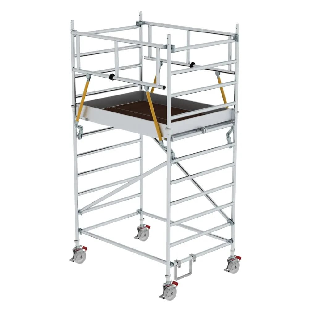MUNK - Rollgerüst SG 1,35 x 1,80 m mit Doppel-Plattform Plattformhöhe 2,51 m