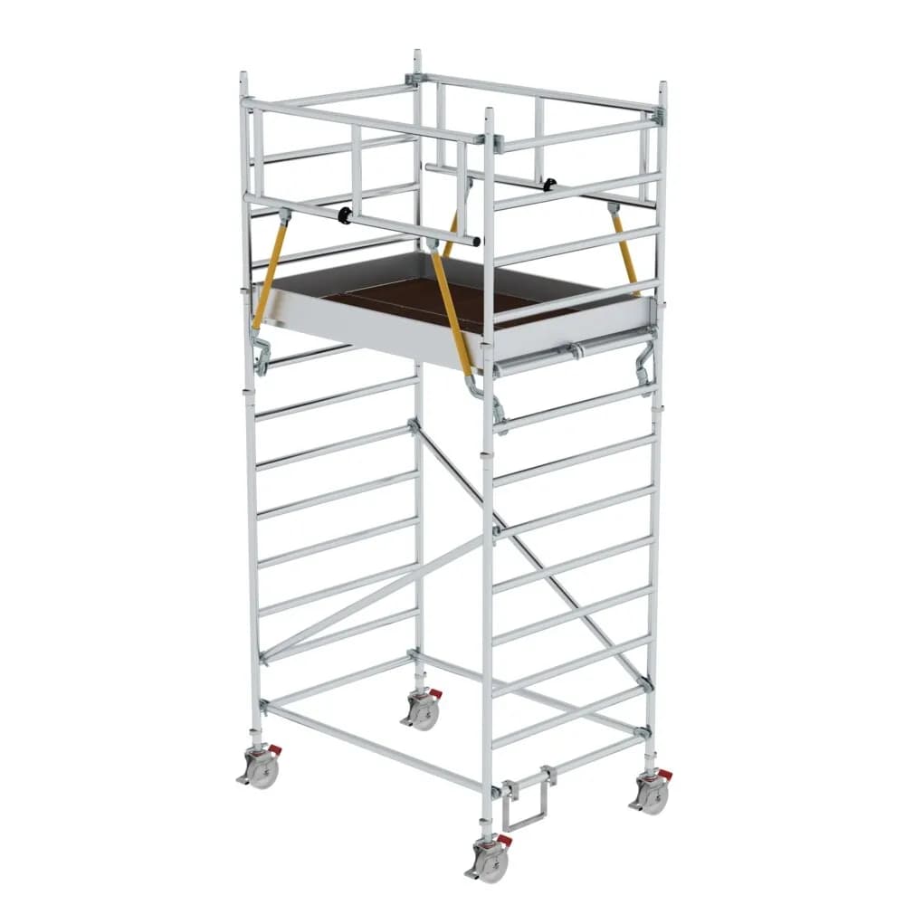 MUNK - Rollgerüst SG 1,35 x 1,80 m mit Doppel-Plattform Plattformhöhe 3,07 m
