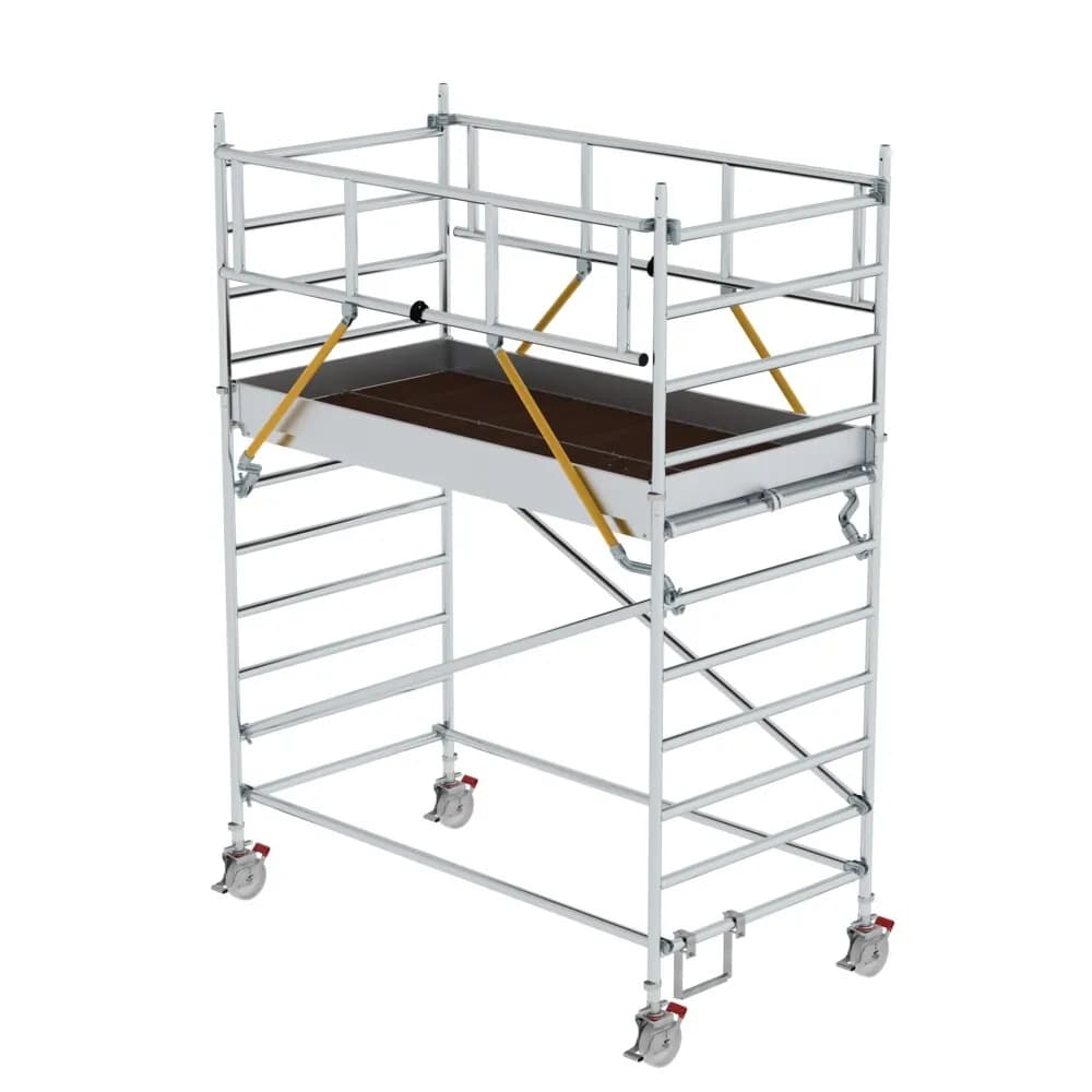 MUNK - Rollgerüst SG 1,35 x 2,45 m mit Doppel-Plattform Plattformhöhe 2,51 m