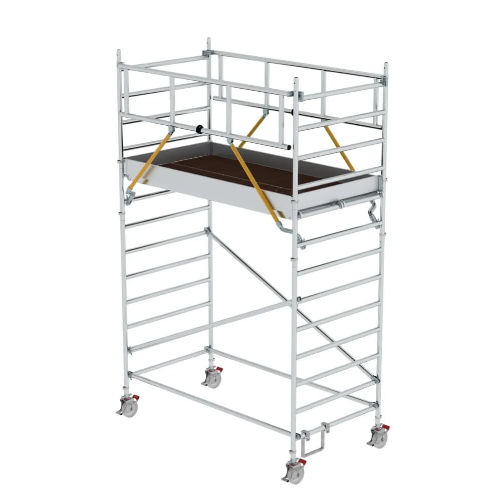 MUNK - Rollgerüst SG 1,35 x 2,45 m mit Doppel-Plattform Plattformhöhe 3,07 m