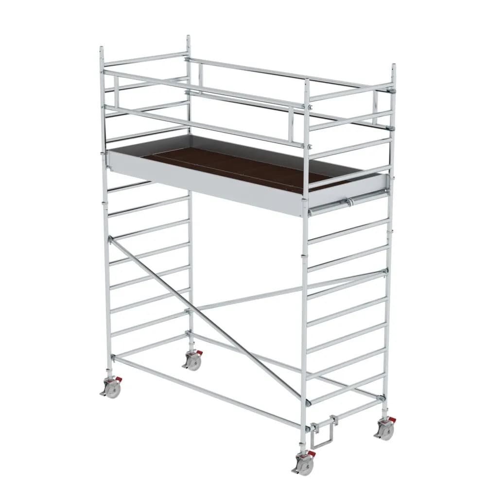 MUNK - Rollgerüst 1,35 x 3,0 m mit Doppel-Plattform Plattformhöhe 3,07 m