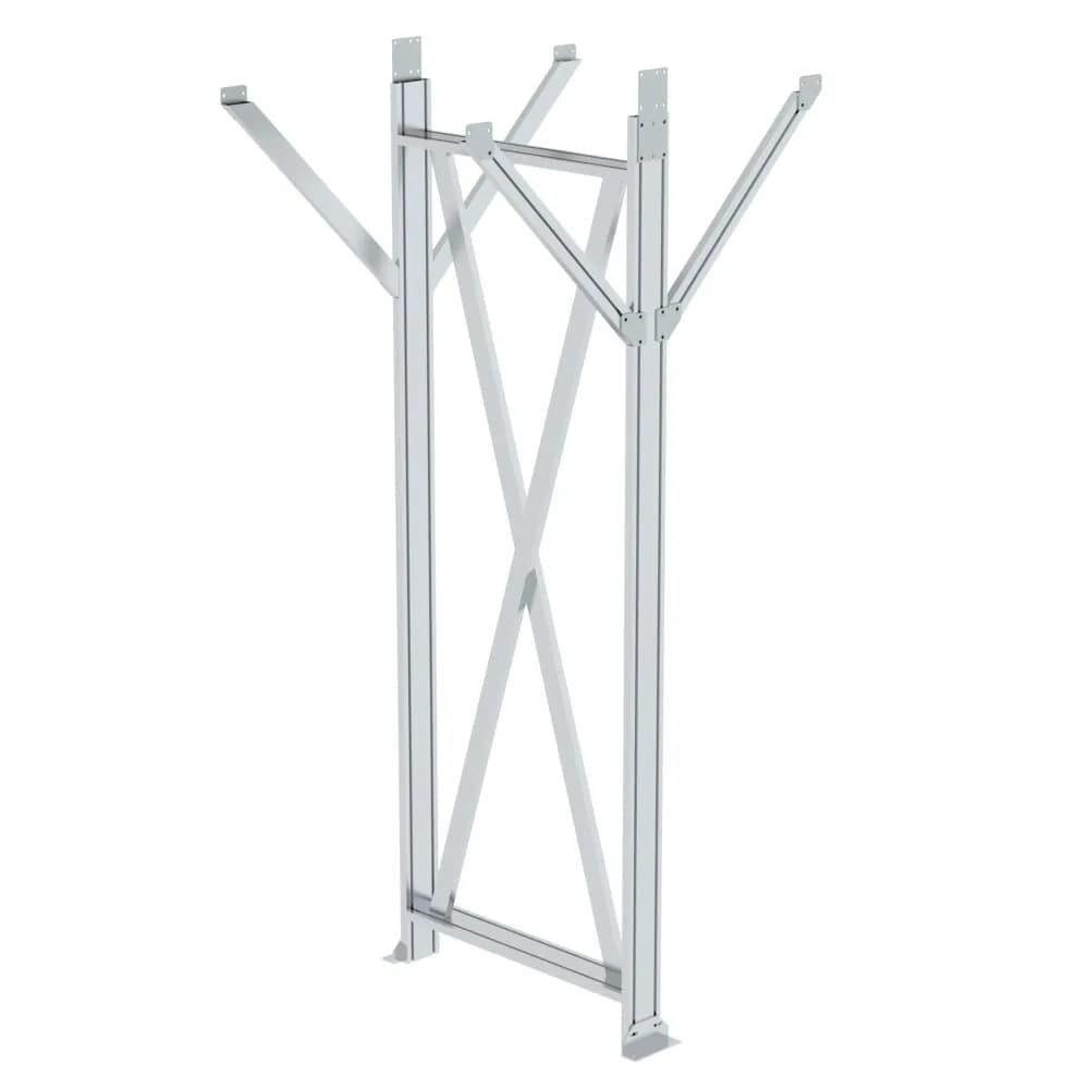 MUNK - Stützteil für Baukastensystem Laufsteganlage Plattformhöhe 1250-2499 mm