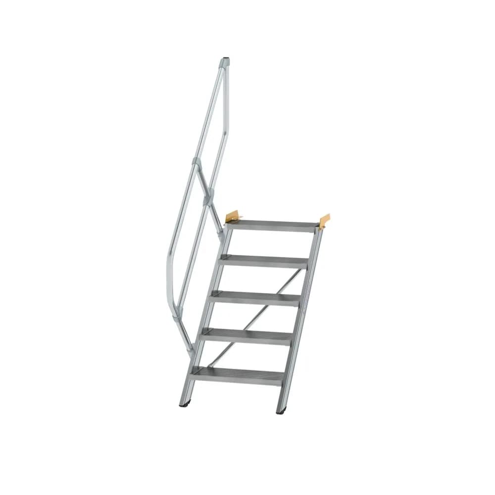 MUNK - Treppe 45° Stufenbreite 600 mm 5 Stufen Aluminium geriffelt