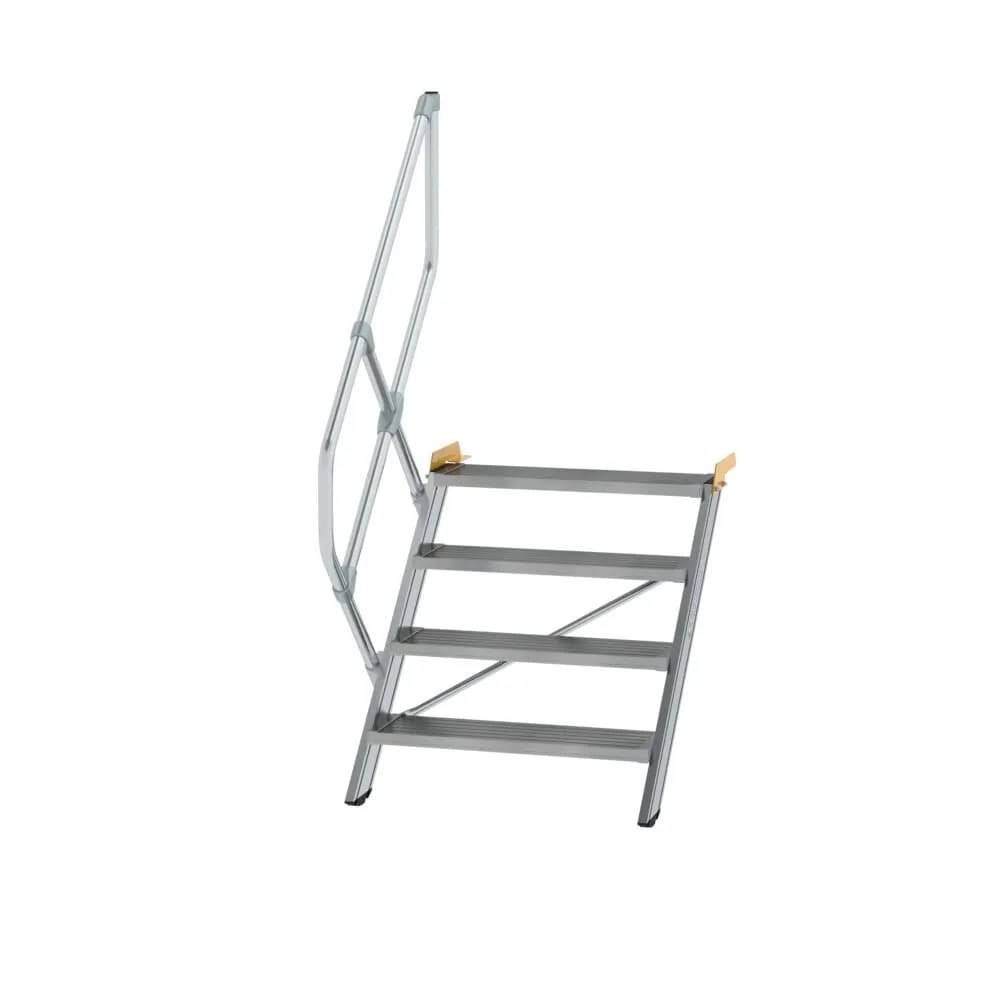 MUNK - Treppe 45° Stufenbreite 800 mm 4 Stufen Aluminium geriffelt