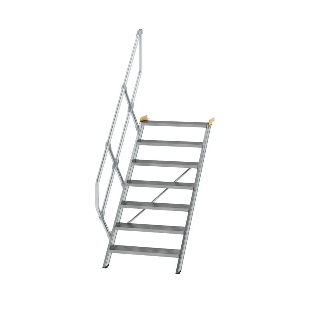 MUNK - Treppe 45° Stufenbreite 800 mm 7 Stufen Aluminium geriffelt
