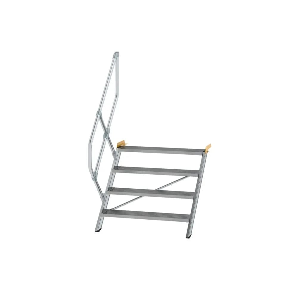 MUNK - Treppe 45° Stufenbreite 1000 mm 4 Stufen Aluminium geriffelt