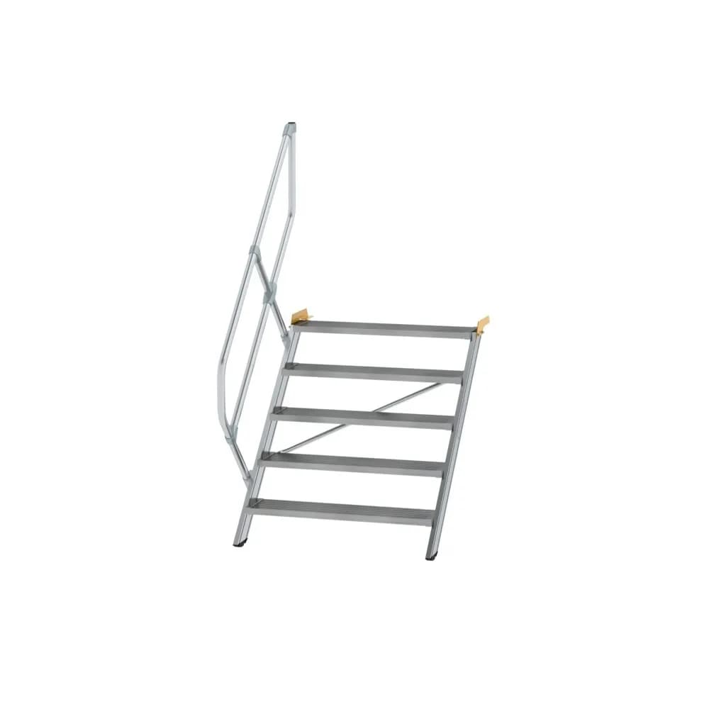 MUNK - Treppe 45° Stufenbreite 1000 mm 5 Stufen Aluminium geriffelt