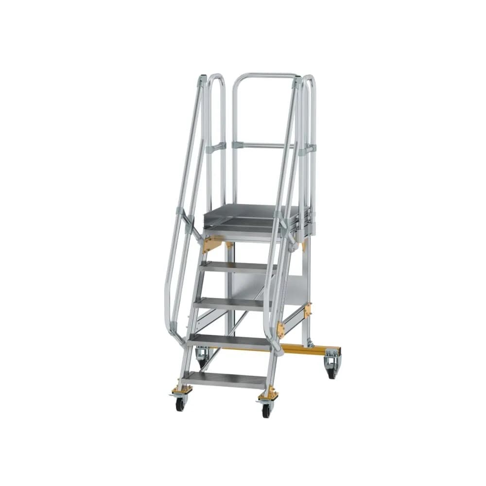 MUNK - Plattformtreppe fahrbar 60° Stufenbreite 600 mm 5 Stufen