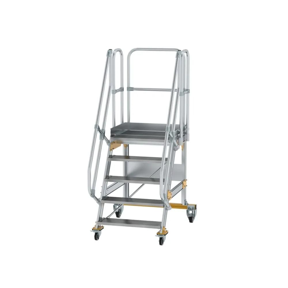 MUNK - Plattformtreppe fahrbar 60° Stufenbreite 800 mm 5 Stufen