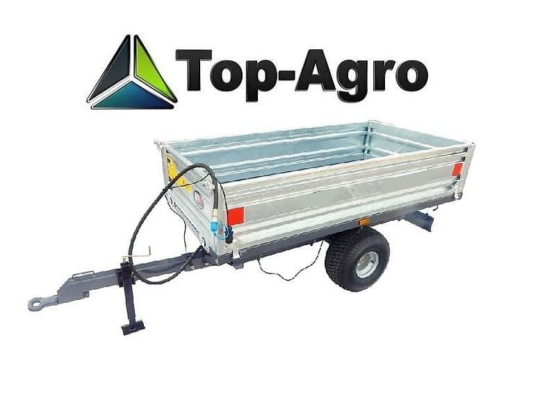 TOP-AGRO 1-Achs Seitenkipper 1,5t mit Beleuchtung NEU!