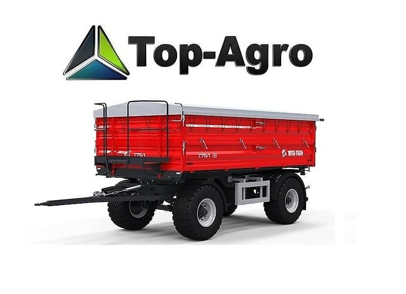 Metal-fach Anhänger T711/1 8 T Dreiseitenkipper 2 Achser
