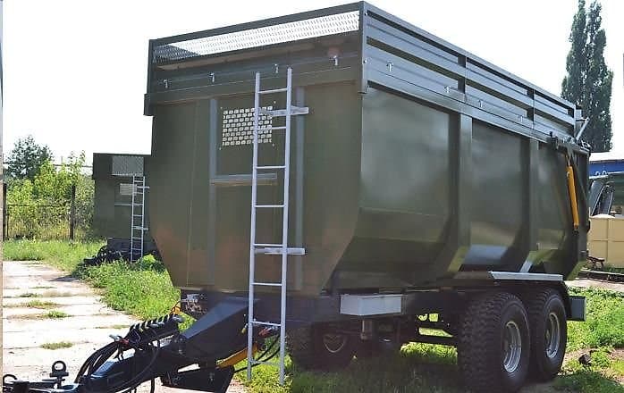 Kobzarenko Muldenkipper TSP-16 *NEU* (17,2 m³) mit Aufsatzbordwände (23 m³)