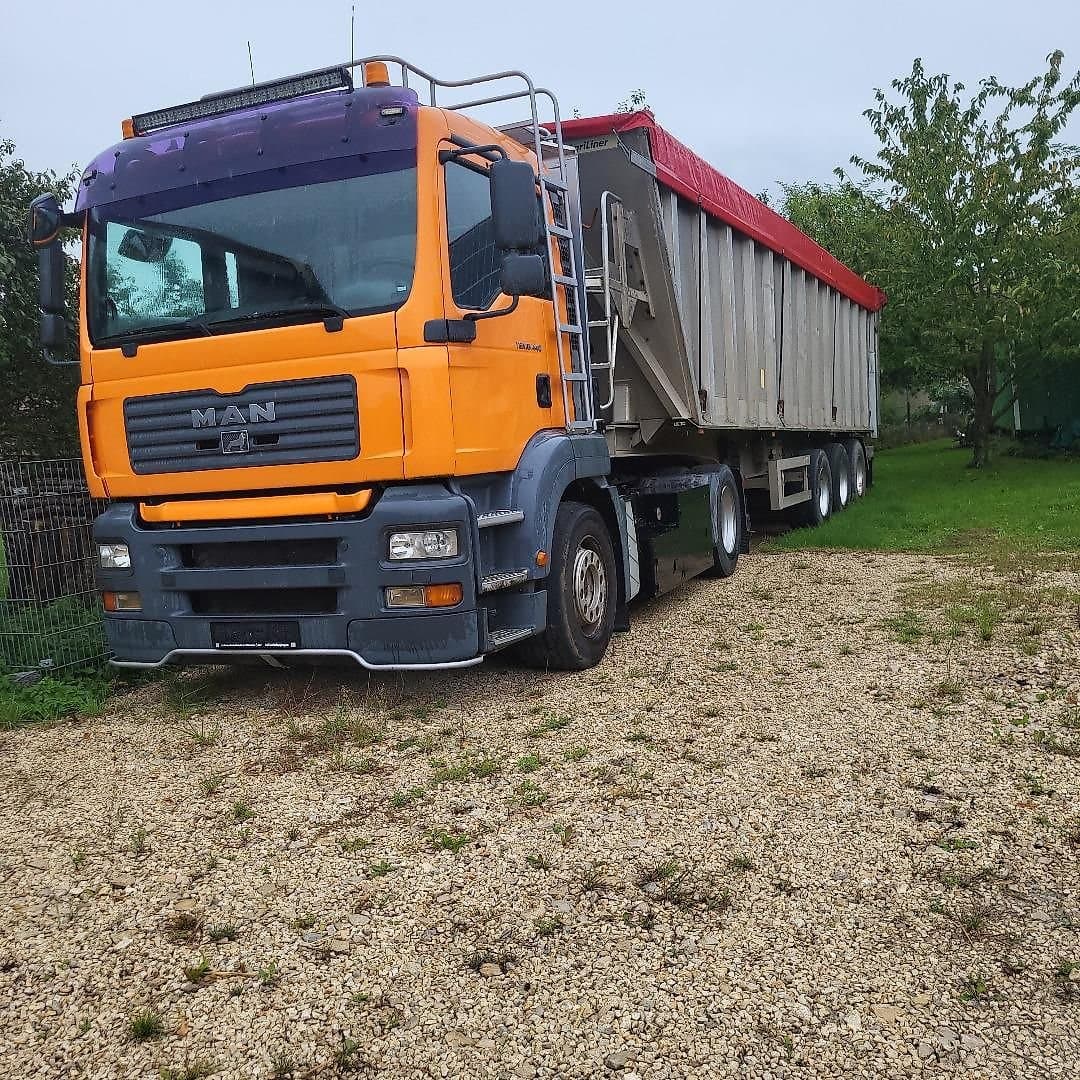 MAN MAN TGA ALU Sattelkipper Rübenfahrzeug