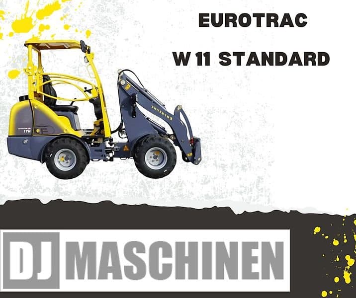 Hoflader Eurotrac W 11 255 Schutzdach Galausführung