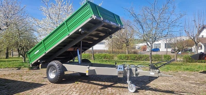 BICCHI BRT 555 6,0T hydraulischer 3-Seiten Kipper, Traktor, Auflaufbremse, inkl. Europäische Zulassung (COC)