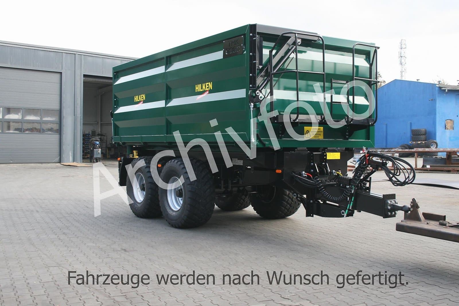 Hilken Tandem-Muldenkipper, TMK5000, hydr. Seitenklappe, Ber. 560/60R22,5 – Kipper