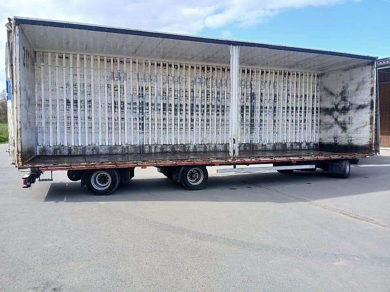 Eggers 3-Achs Jumboanhänger 10,35m Ladelänge, Lenkachse, 85cm Fahrhöhe