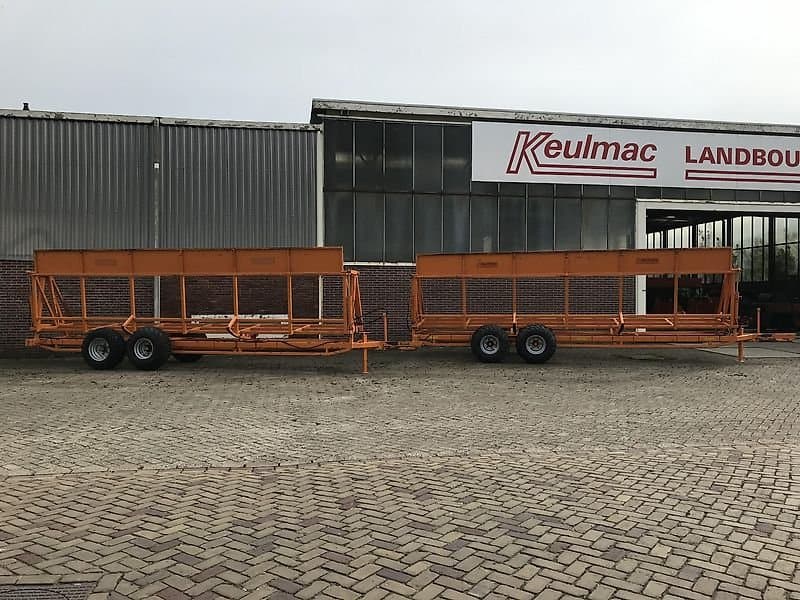 Keulmac 2x kistenwagen kantelwagen 4 x 1.60m.