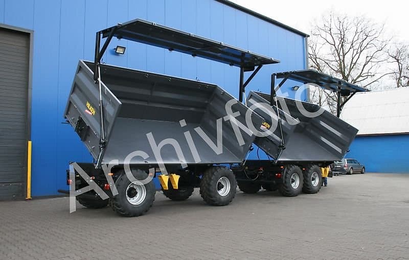 Hilken ZMK5000 Dreiseiten-Muldenkipper, Reifen 560/60R22,5, (Zusätzliche Seitenöffnung)