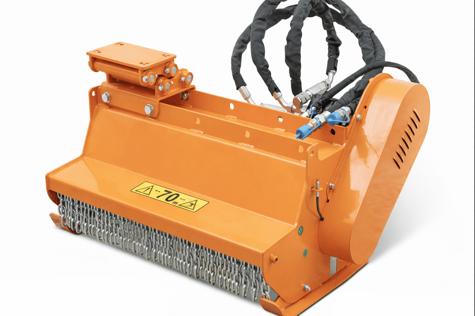 Hydraulischer Mulchkopf ARH-100 für Minibagger – 100 cm – Hammermulcher – Für 3–7 Tonnen Bagger – Profi Qualität