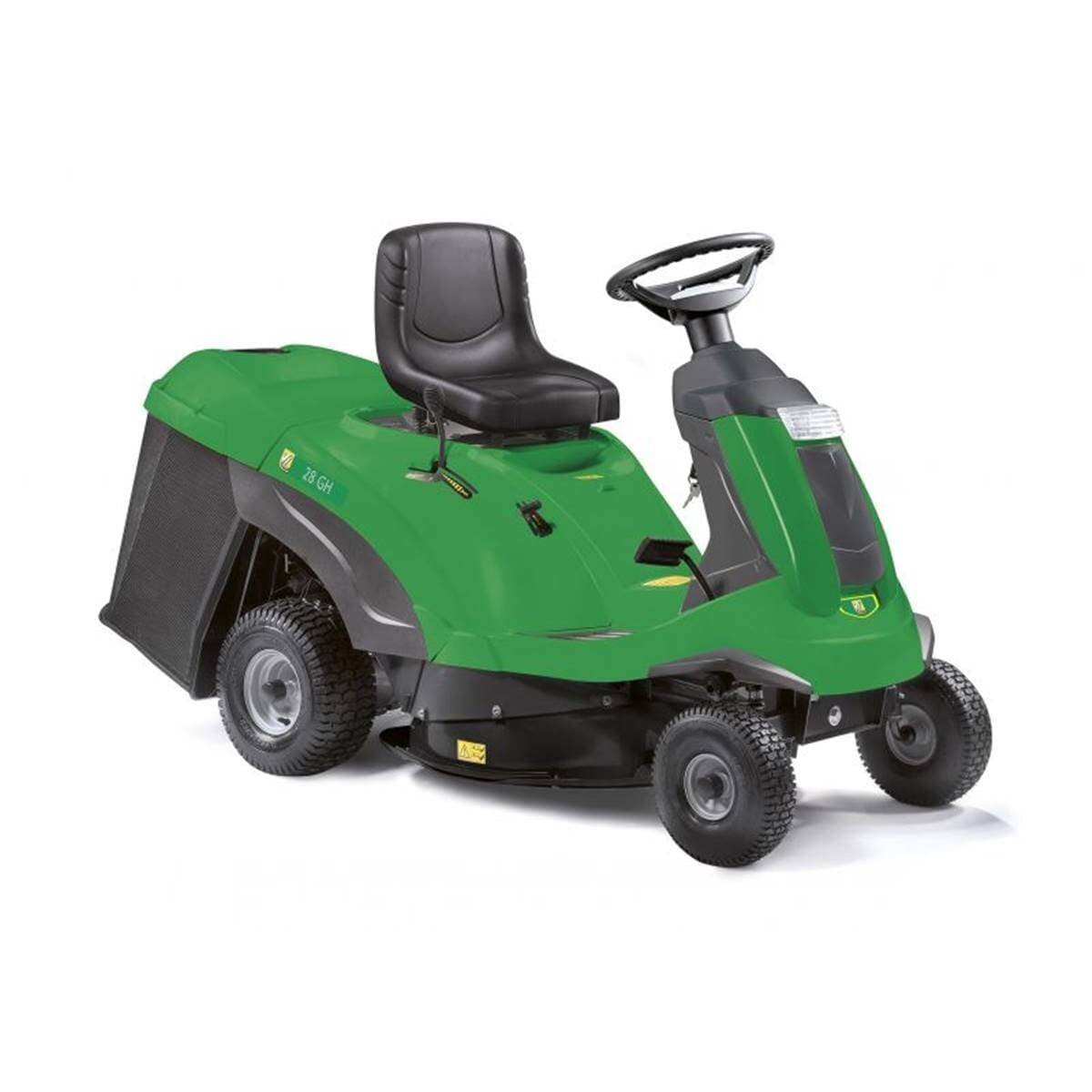 VL28GH Aufsitzmäher mit Hydrostatikgetriebe - 170L Grasfangbox, Komfortsitz, Rasenreifen, Mulchfähig