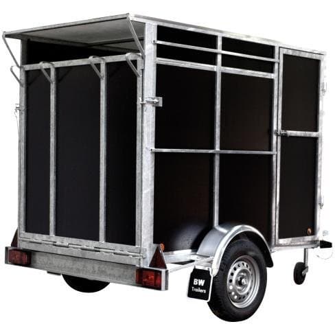 Landwirtschaftlicher Anhänger für Viehtransport BW 2m x 1,25m - 750kg Gesamtgewicht, Einachser, V-Deichsel, ungebremst
