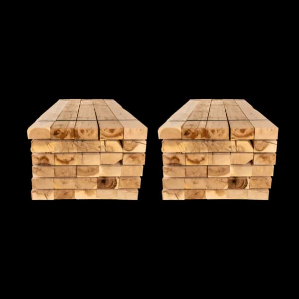 20× Eichen-Bahnschwellen – 1200 × 200 × 100 mm (ungebehandelt)