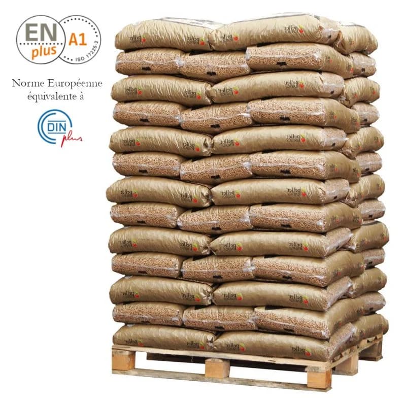 GOLD Holzpellets – 65 Säcke × 15 kg, 100 % Nadelholz, ENplus A1, Premium IN+ Qualität