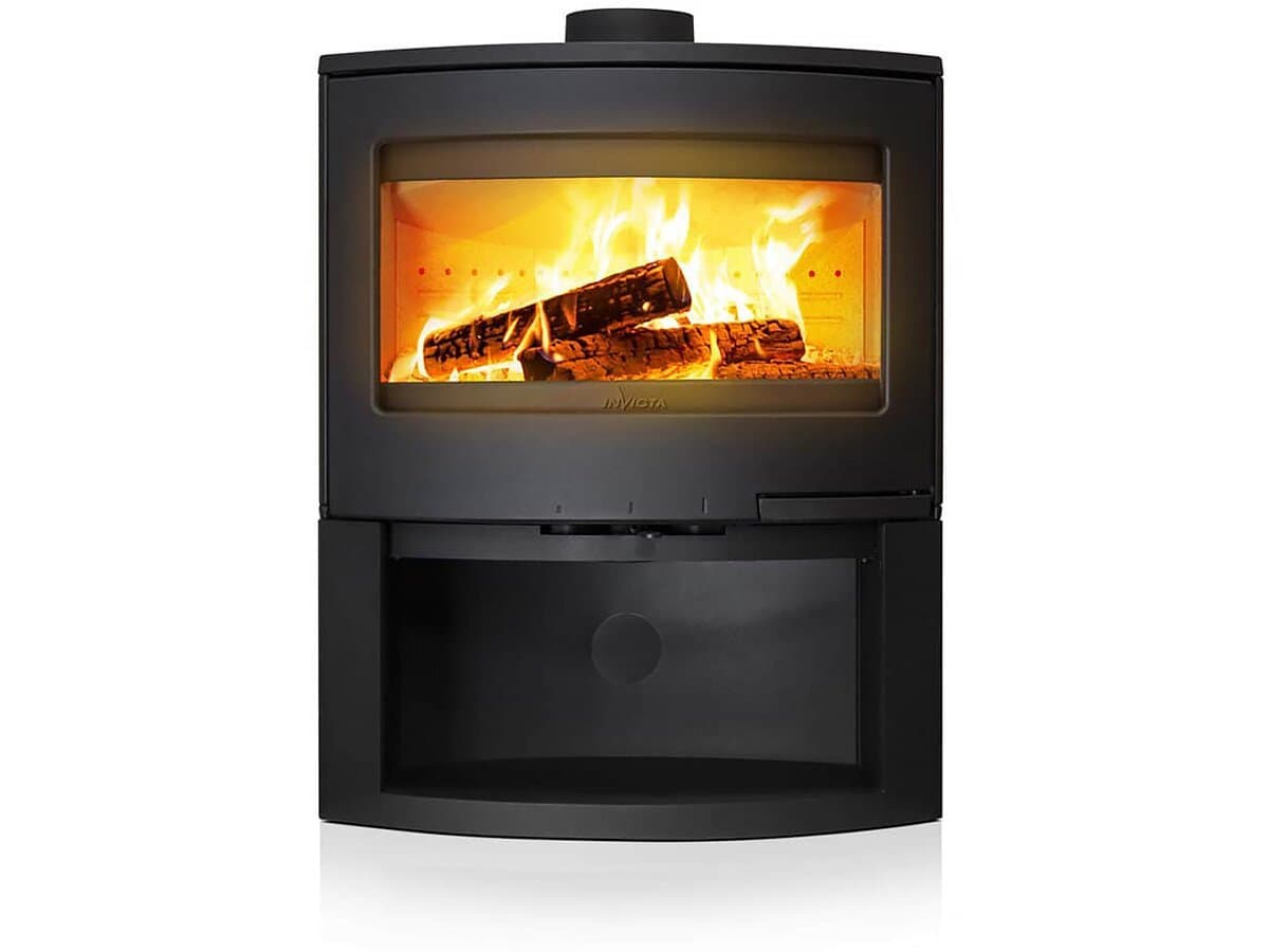 Calcias Holzofen – 9 kW, wasserdicht, Stahl & Gusseisen, logs bis 50 cm