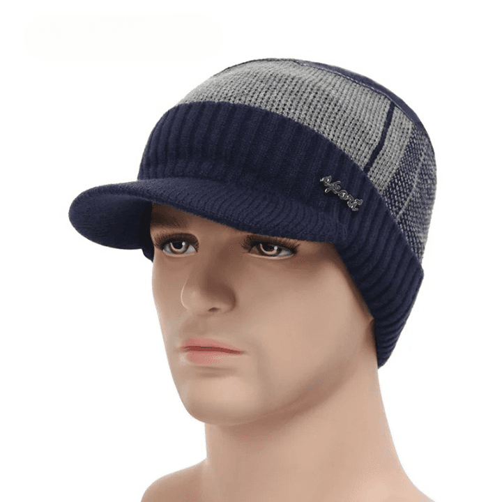 Bonnet Casquette en Laine (Modèle: Navy)