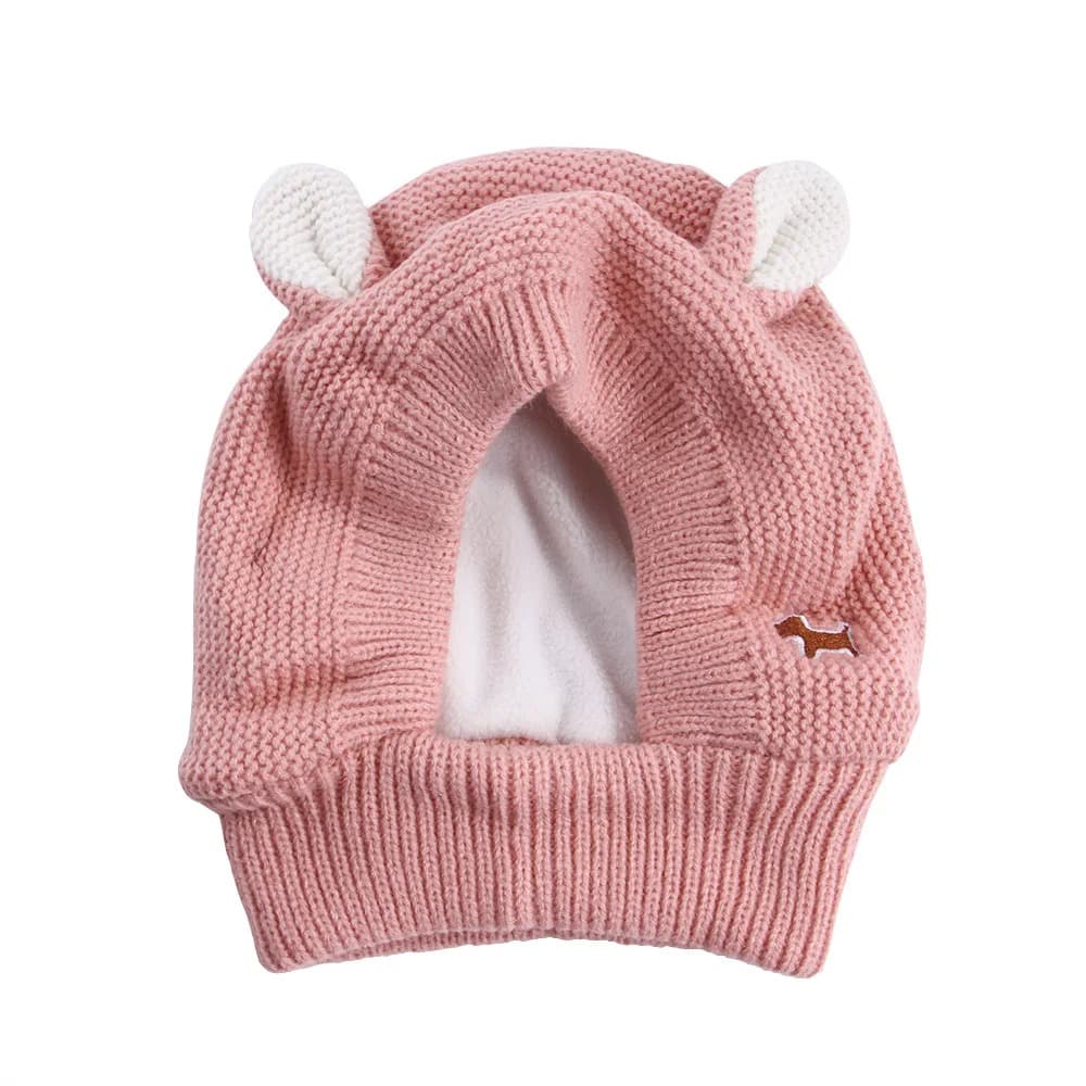 Bonnet d'Hiver Pour Grand Chien (Couleur: Rose)