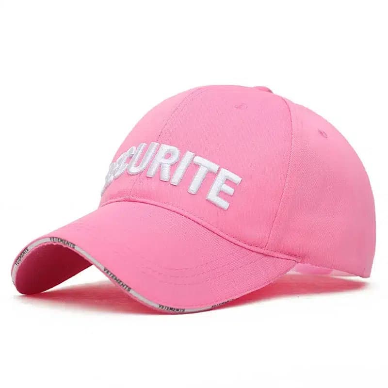 Casquette Agent de Sécurité (Couleur: Rose)