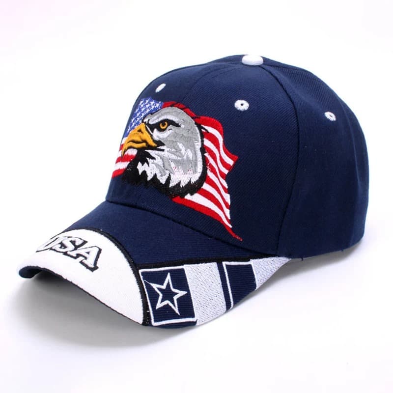Casquette Américaine Aigle (Modèle: Navy)