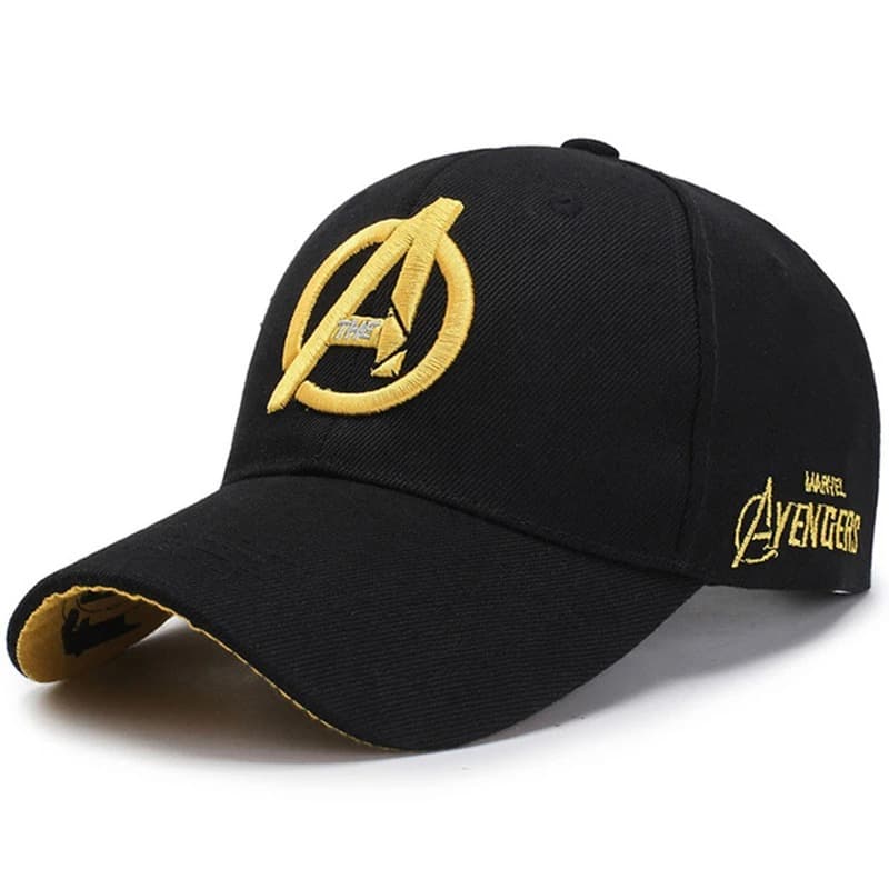 Casquette Avengers Adulte (Couleur: Noir et Or)