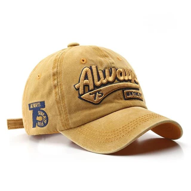 Casquette Baseball Jaune Always