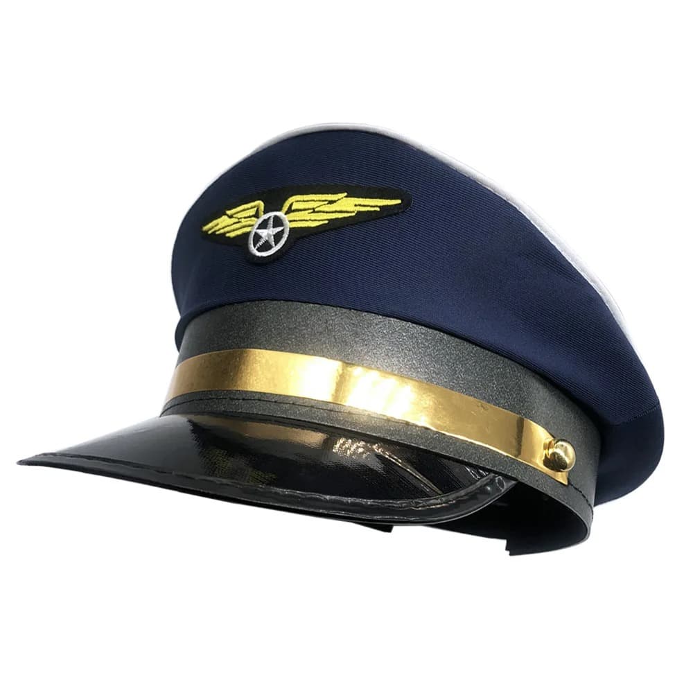 Casquette Déguisement Aviateur (Couleur: Blue)