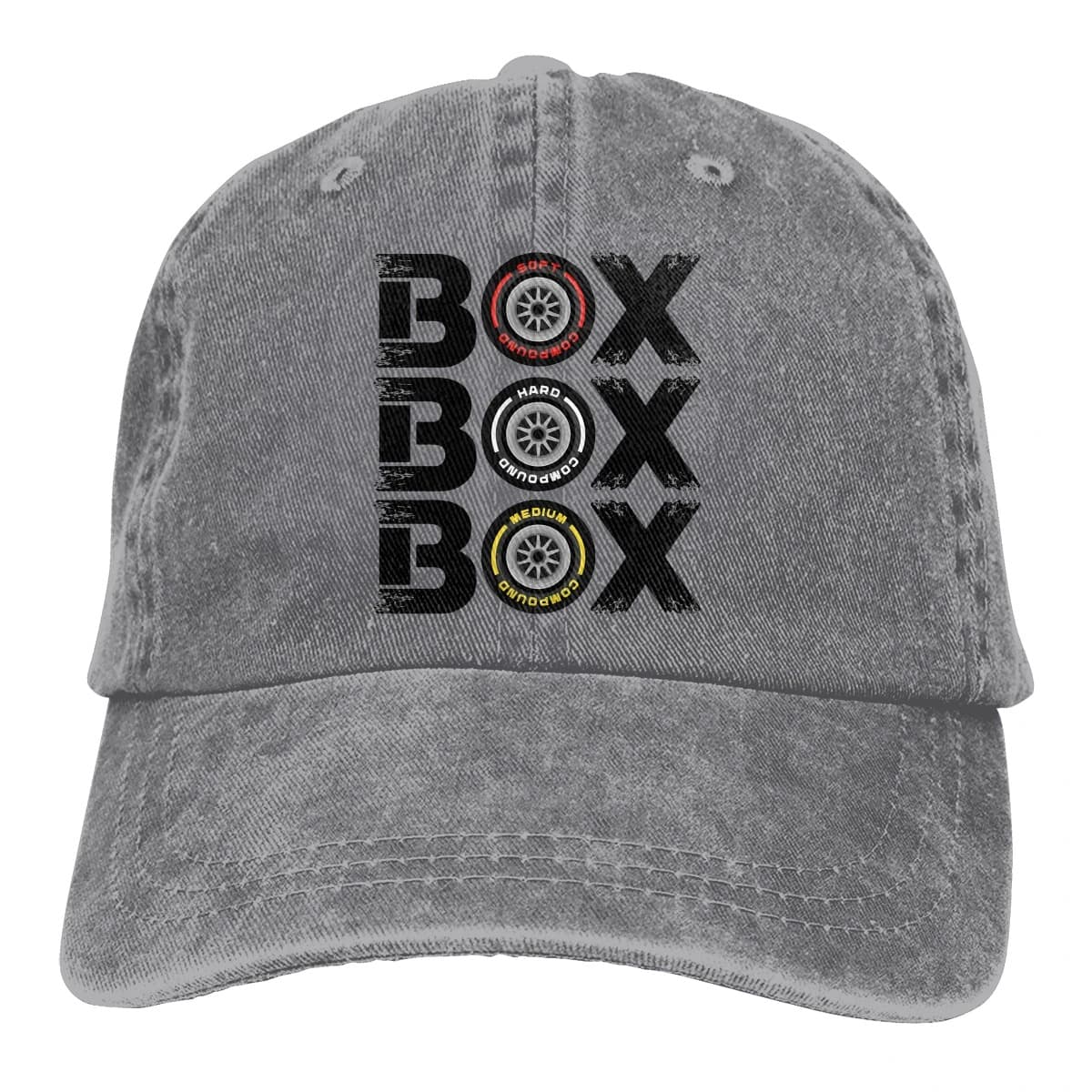 Casquette F1 Box Box Box (Couleur: Gris)