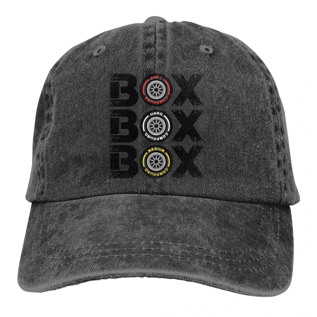 Casquette F1 Box Box Box (Couleur: Noir)