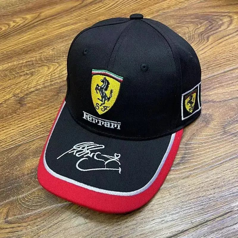 Casquette F1 Ferrari (Couleur: Noir)